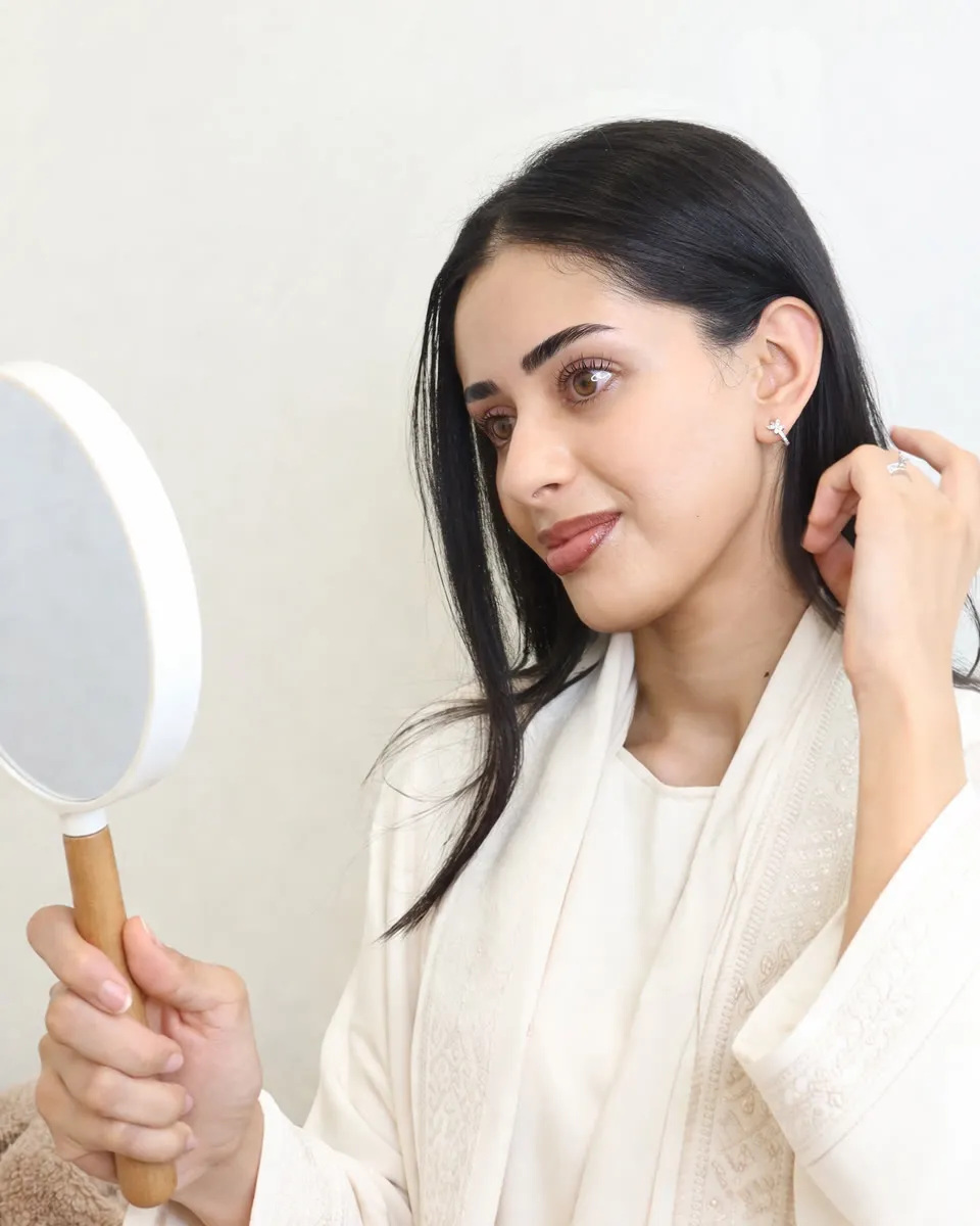 Lash and brow lamination in Dubai, groomed brows and lifted lashes at AZIZAM beauty salon